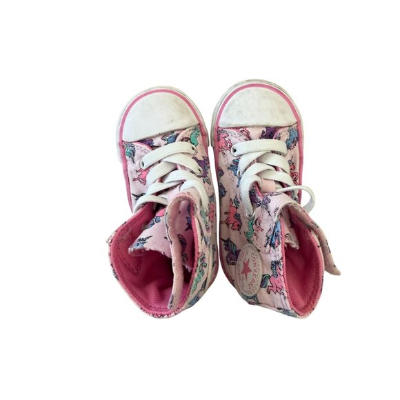 CONVERSE My Little Pony Toddler Hi Top Shoes Size 6 - Picture 7 of 10